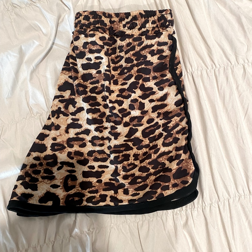 Cheetah high waisted shorts